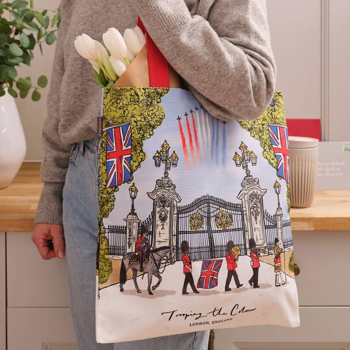 Trooping the Colour Canvas Bag for wholesale by Victoria Eggs