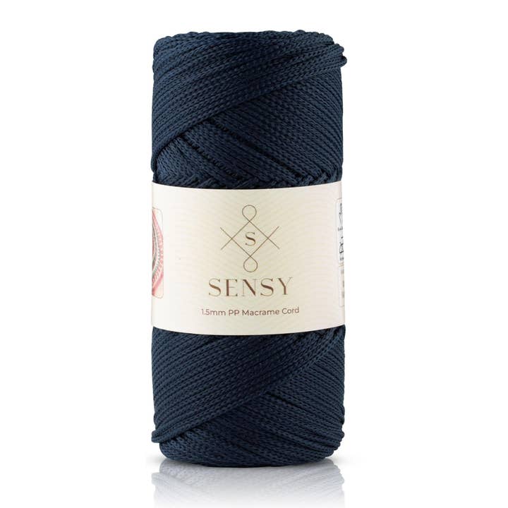 Sensy - Wholesale Craft supplies - Sensy Premium 1.5mm - 164 yards 100% Polyester Macrame Cord12