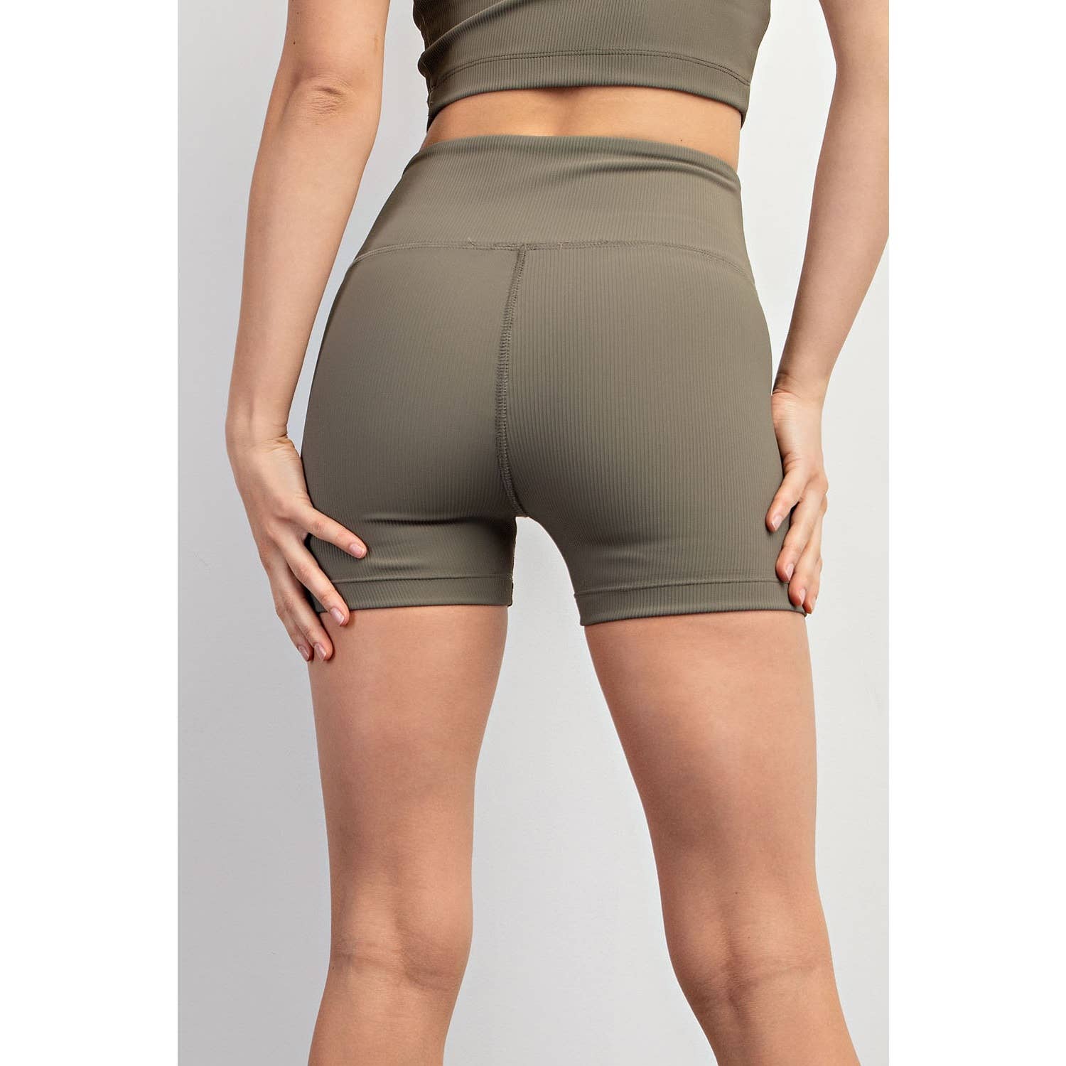 Rae Mode - Wholesale Athletic Shorts - Women's - NYLON RIB BIKER PANT WITH SIDE POCKETS17