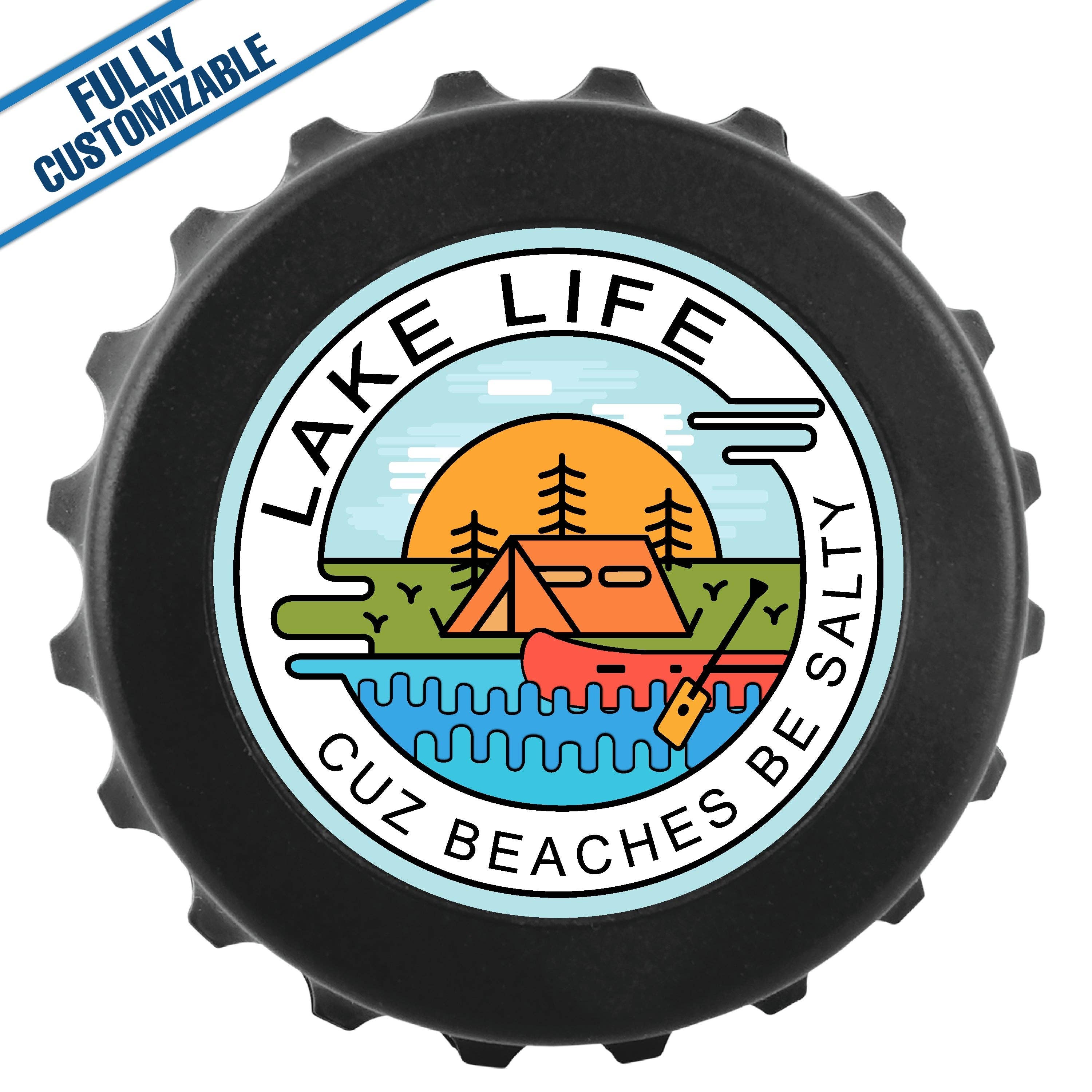 GiftWorksPlus - Wholesale Bottle/Wine Opener - Magnetic Gear Bottle Cap Opener Fully Customizable0