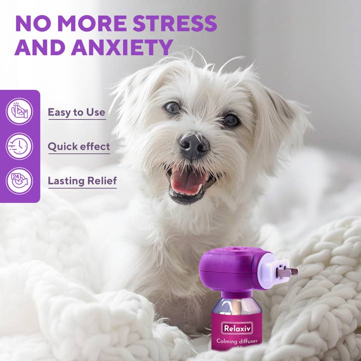 Beloved Pets - Wholesale Pet Spray - Dog - Relaxivet Dog Calming Pheromone Diffuser Refill 2 Pack