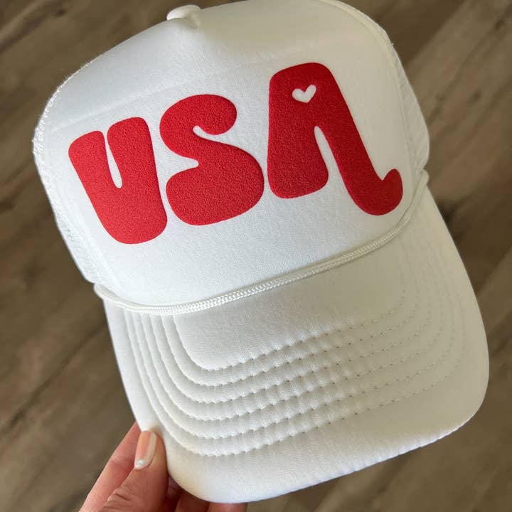 Malibu and Mint - Wholesale Trucker Hat - Women's - USA 4th of July Trucker Hat7