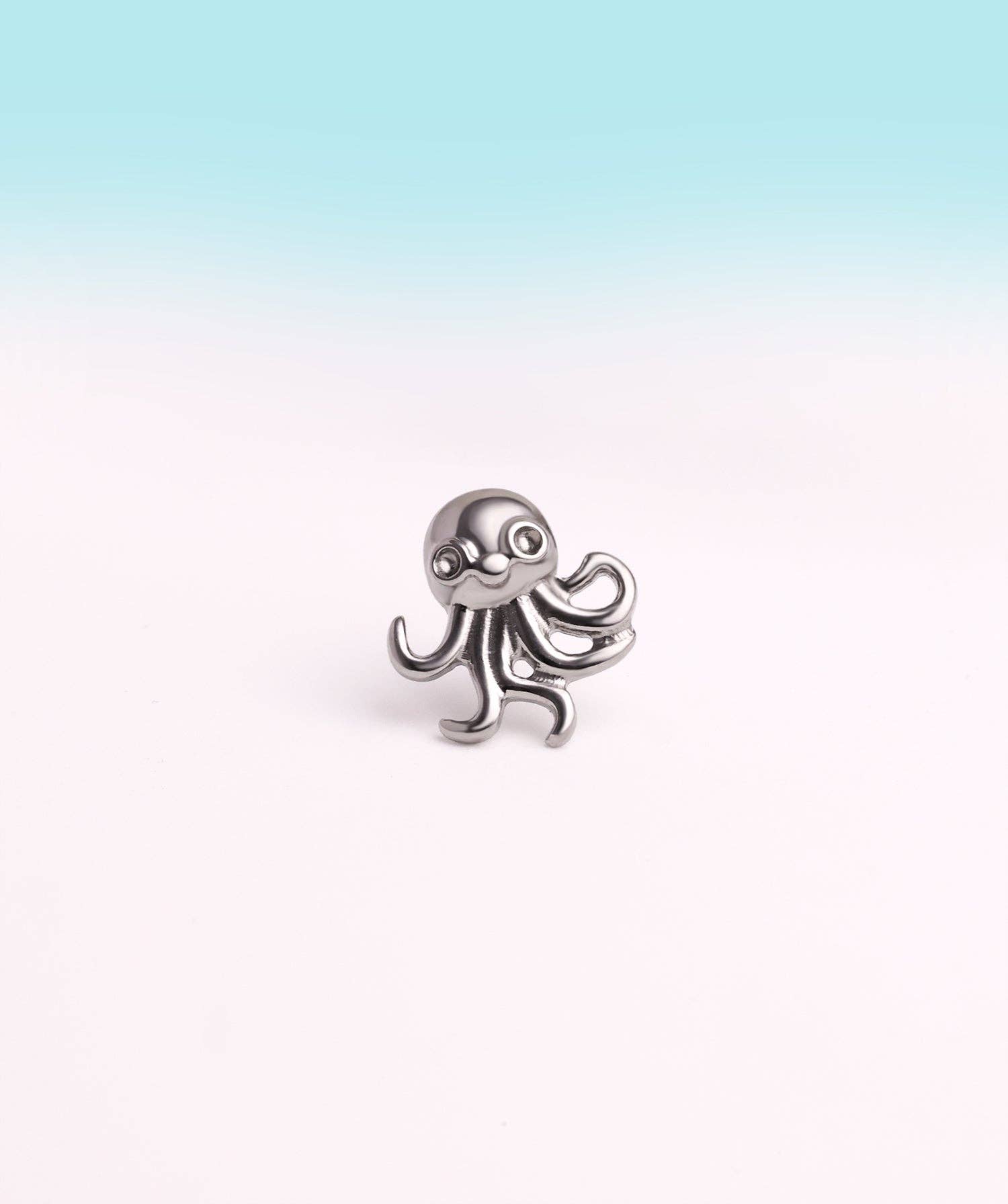 oumo jewelry - Wholesale Stud/Post Earrings - Titanium Octopus Stud4