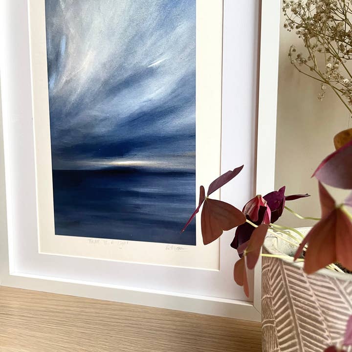 Beth Garner - Wholesale Art Print - 'There Is A Light', A4 Seascape Print5