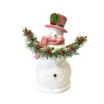 David Christopher's  Winter Snowman Ribbon 2.5 x 10yd