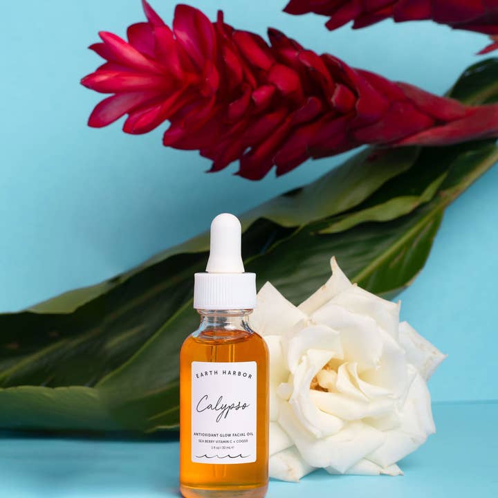 Earth Harbor Naturals - Wholesale Facial Oil - CALYPSO Antioxidant Glow Facial Oil: Sea Vitamin C + CoQ10