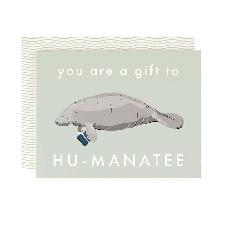 Amy Heitman - Wholesale Love Card - Gift To Hu-Manatee