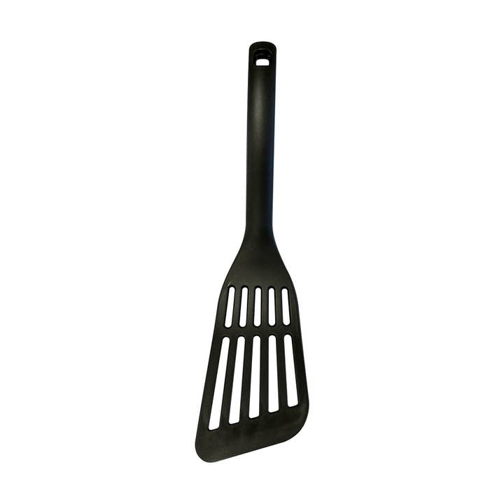 Fox Run Brands - Wholesale Spatula/Turner - Fox Run Nylon Flat Turner, Black Slotted Kitchen Spatula,12"