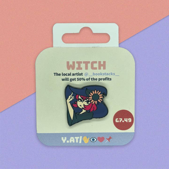 Pinza esmaltada de primera calidad de Summer Witch, color morado para venta al por mayor de ILovePins