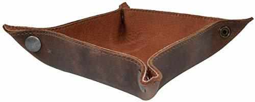 Tuzech Leather – wholesale Coin purse – Unisex – Tuzech Leather Catchall, Change Key Wallet, Coin Box, Tray Personal Items, Storage Valet, Brass Metal Snaps, Home & Travel Essentials Handmade3