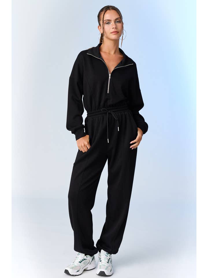 Stone PR18390 - Zoe Soft Knit Jumpsuit for wholesale on Faire