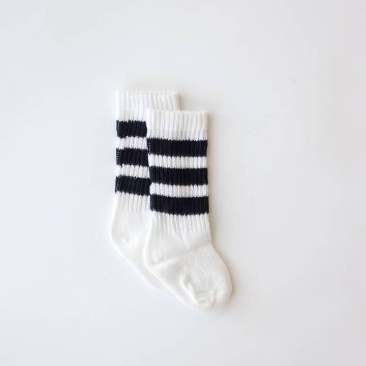 Atlas Grey - Wholesale Socks - Baby - Organic Slouch Socks6