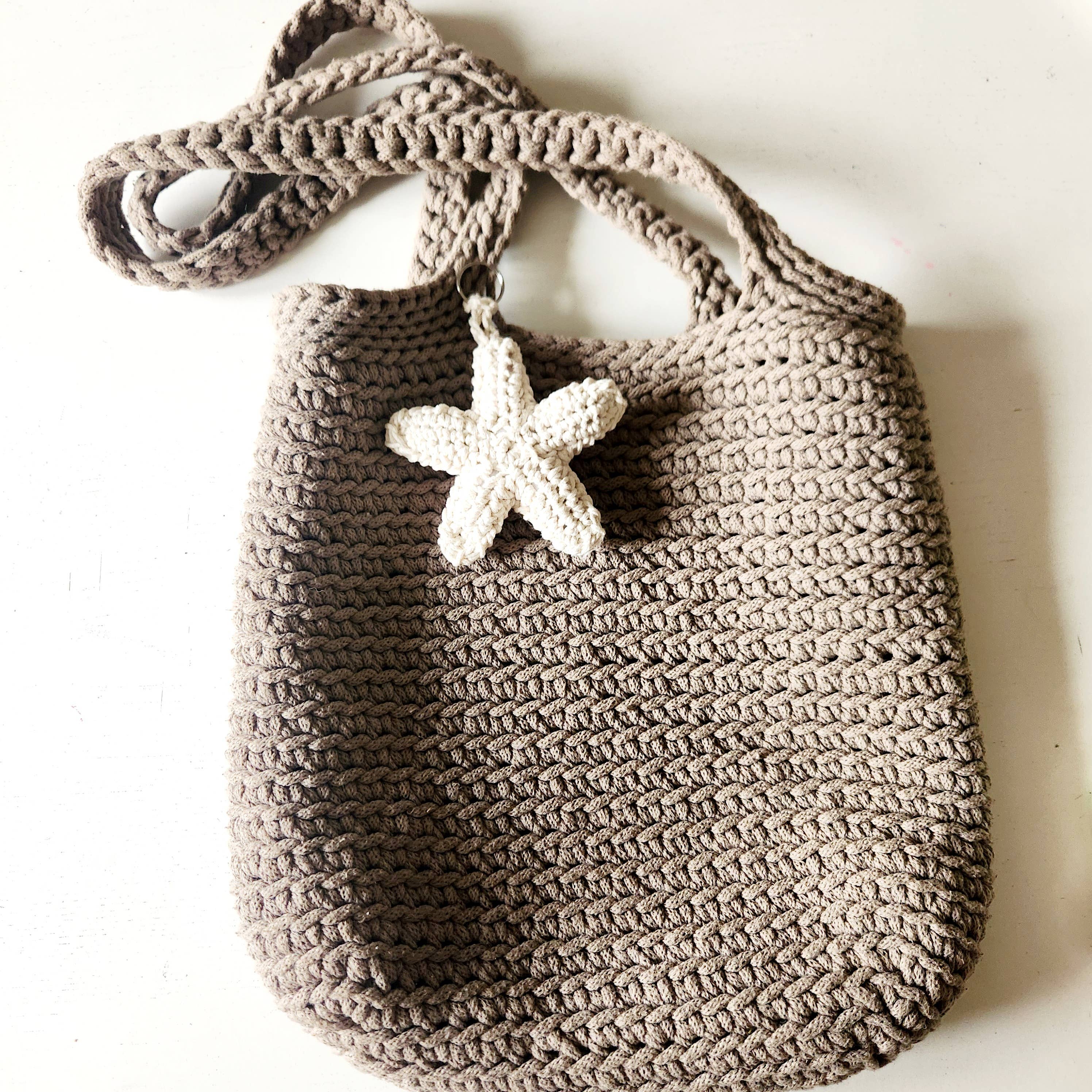 Naturalmarjory - Vendita all'ingrosso Portachiavi - Donna - Portachiavi conchiglia all'uncinetto - Accessorio boho fatto a mano3