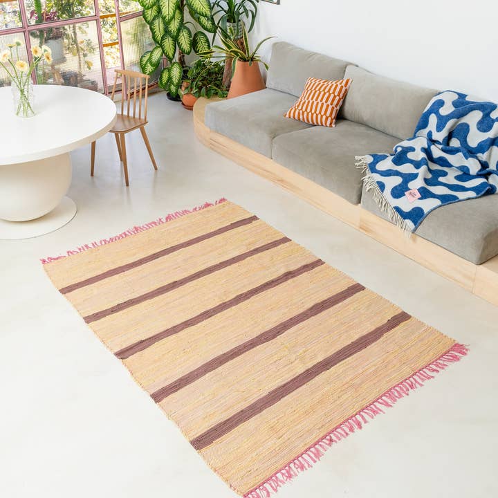 Tarta Gelatina - Venta al por mayor Alfombra pequeña - Alfombra reciclada artesanal16