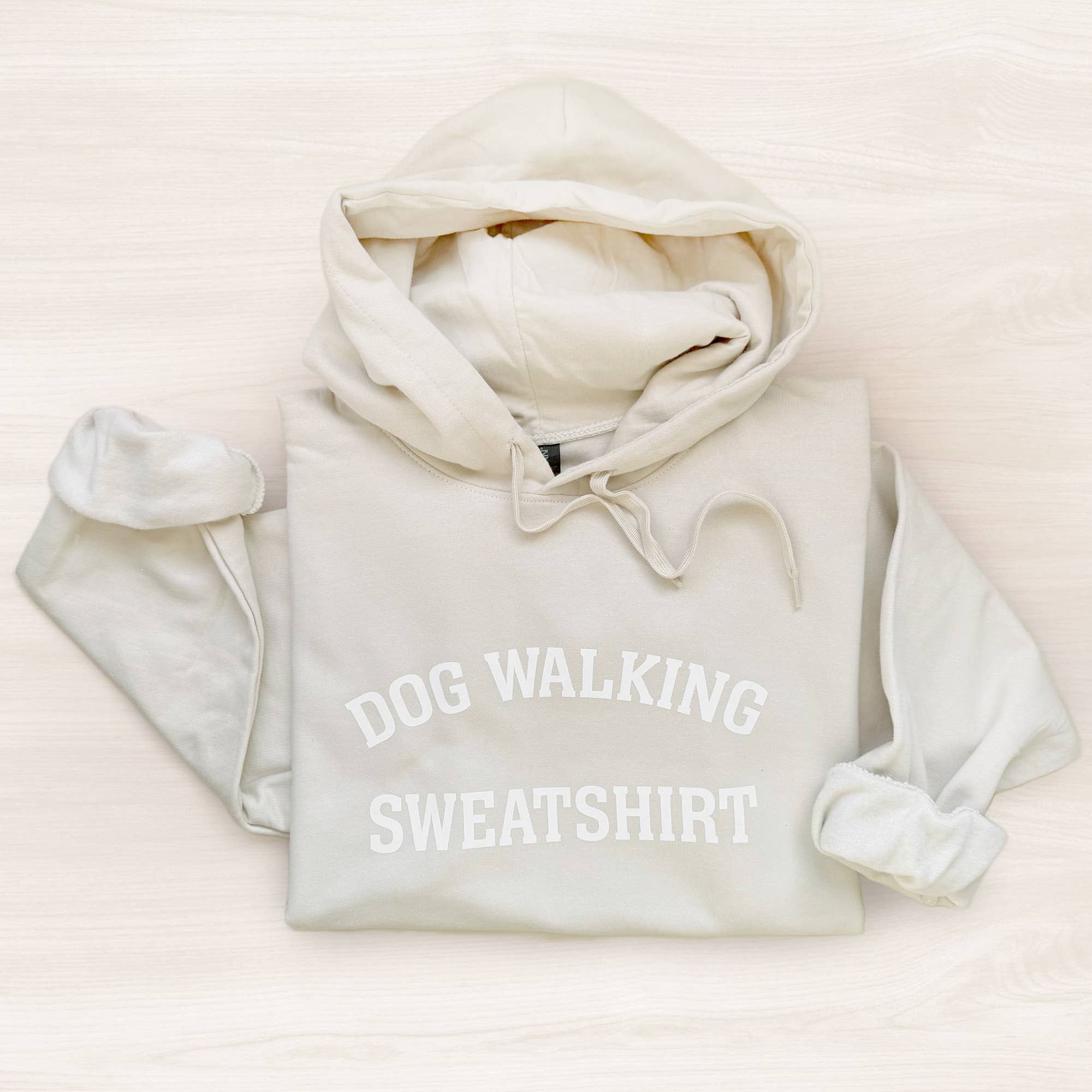 Poppy & Lou - Wholesale Graphic Sweatshirt - Women's - Dog Walking Sweatshirt — Cream & Blush5