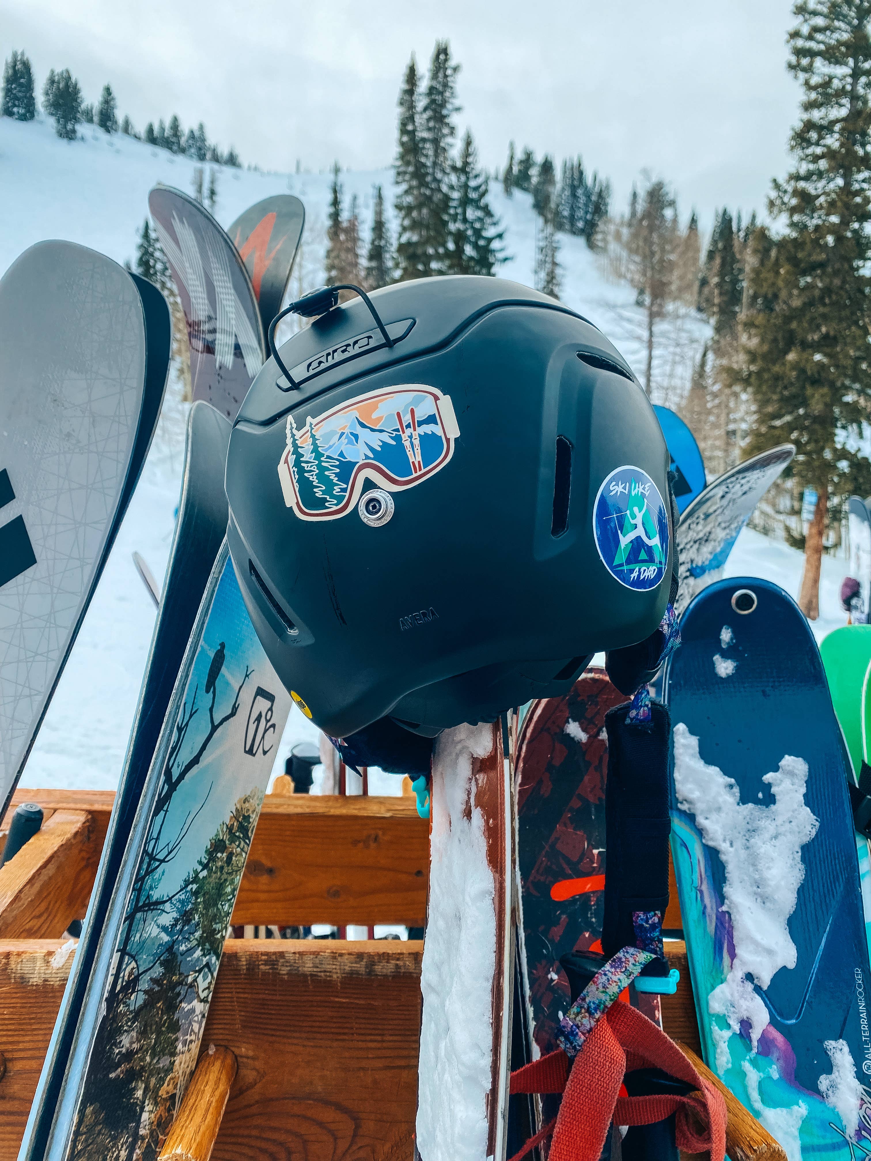 Roaming Heart - Venta al por mayor Pegatina - Etiqueta adhesiva de gafas de esquí3