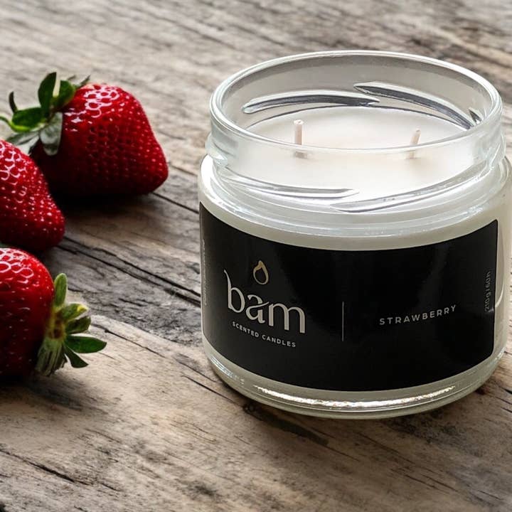BAM - STRAWBERRY scented candle - Basic Collection for wholesale by BAM