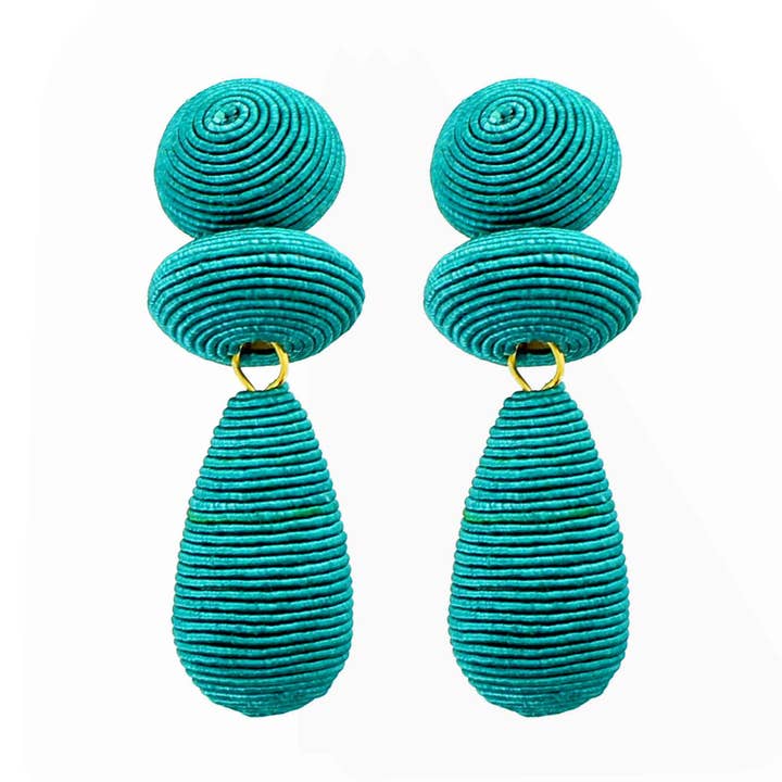 EARRING GEO 2 DROPS for wholesale by PANNEE