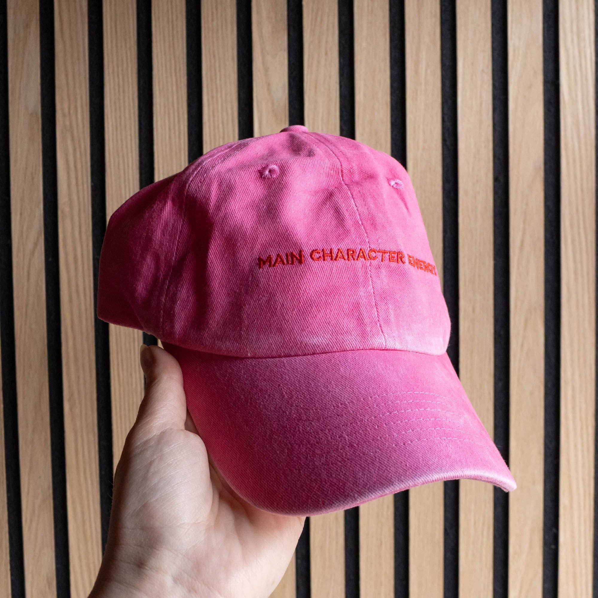 Finest Imaginary - Wholesale Baseball Cap - Unisex - Main Character Energy Pink Cap hat3