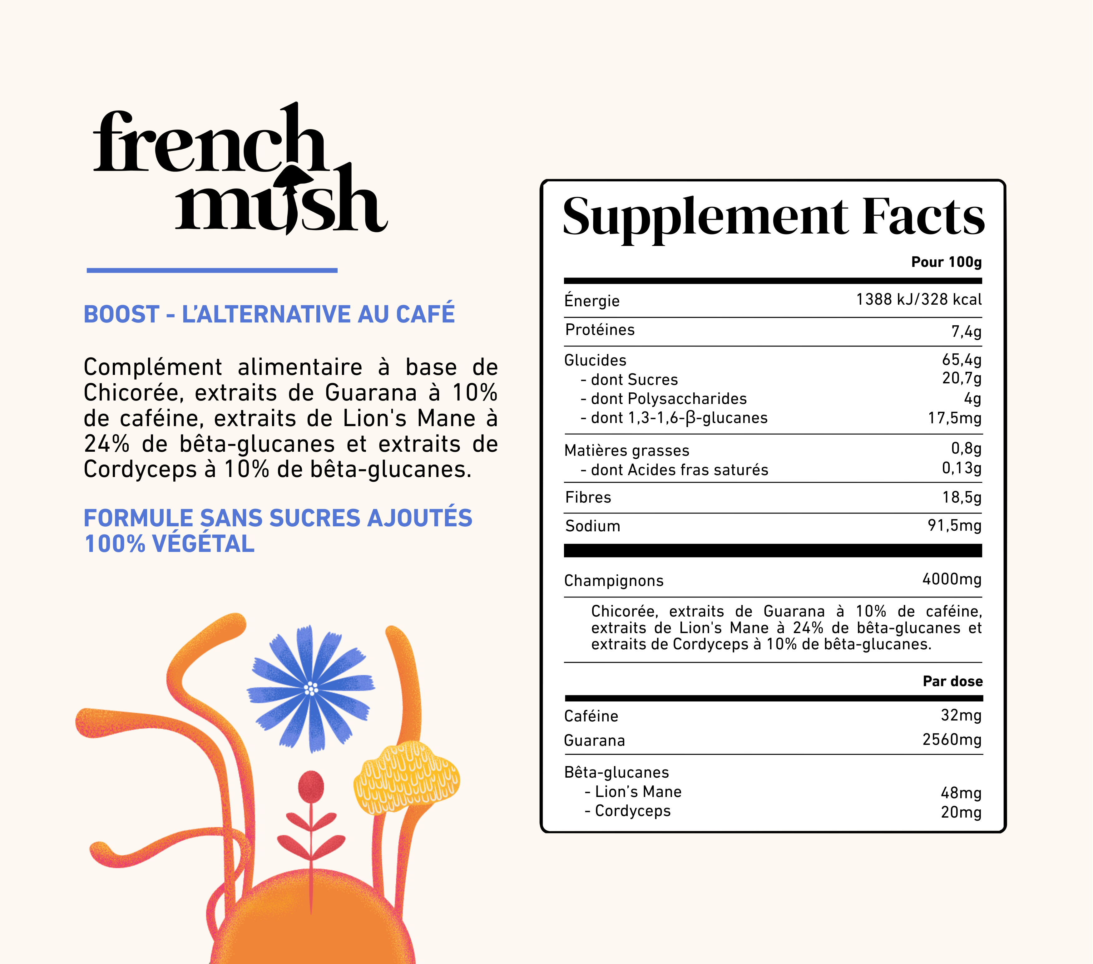 FRENCH MUSH - Wholesale Powdered Health Drink - Boost Drink, your coffee alternative5