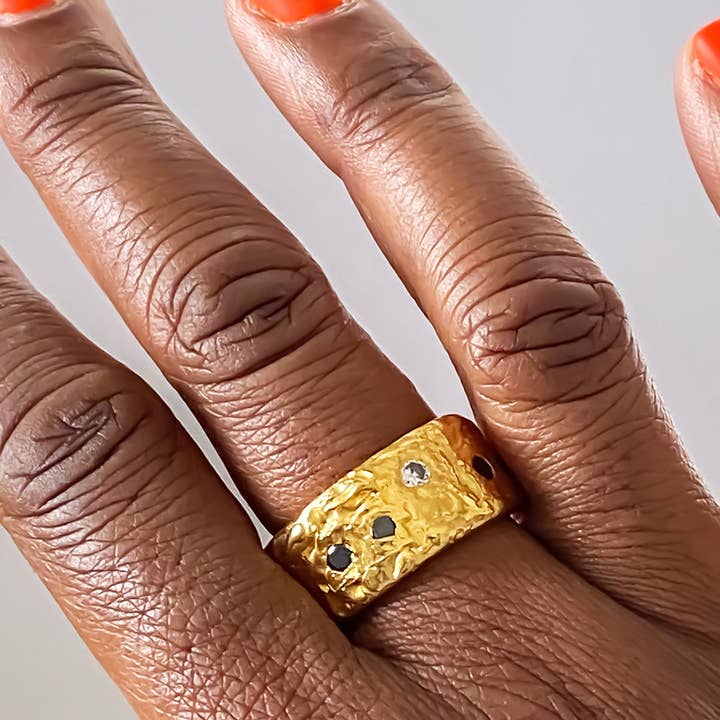 MOCA Jewellery - Wholesale Multi-Stone Ring - Stone Set Band13