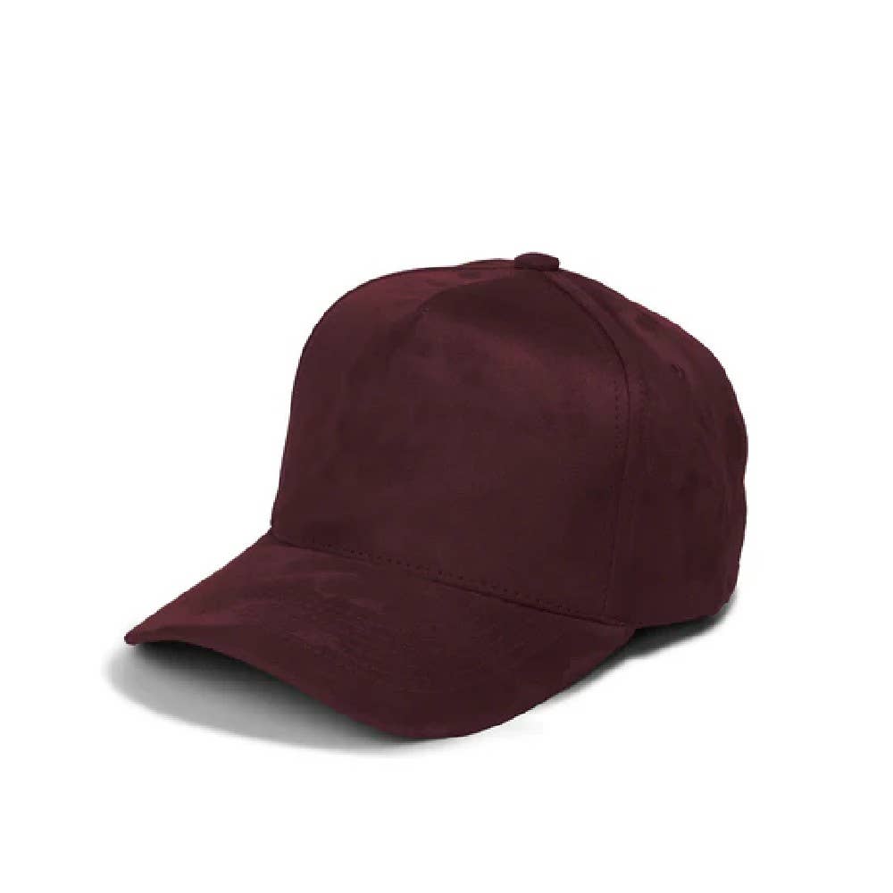 DOBBI – wholesale Baseball cap – Unisex – Plain 5Panel Full Suede Snapback Hat10