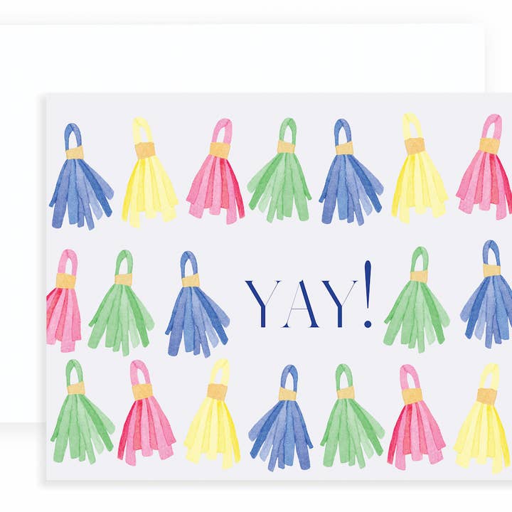 Party Tassel Greeting Card for wholesale by Magnolia Paperie