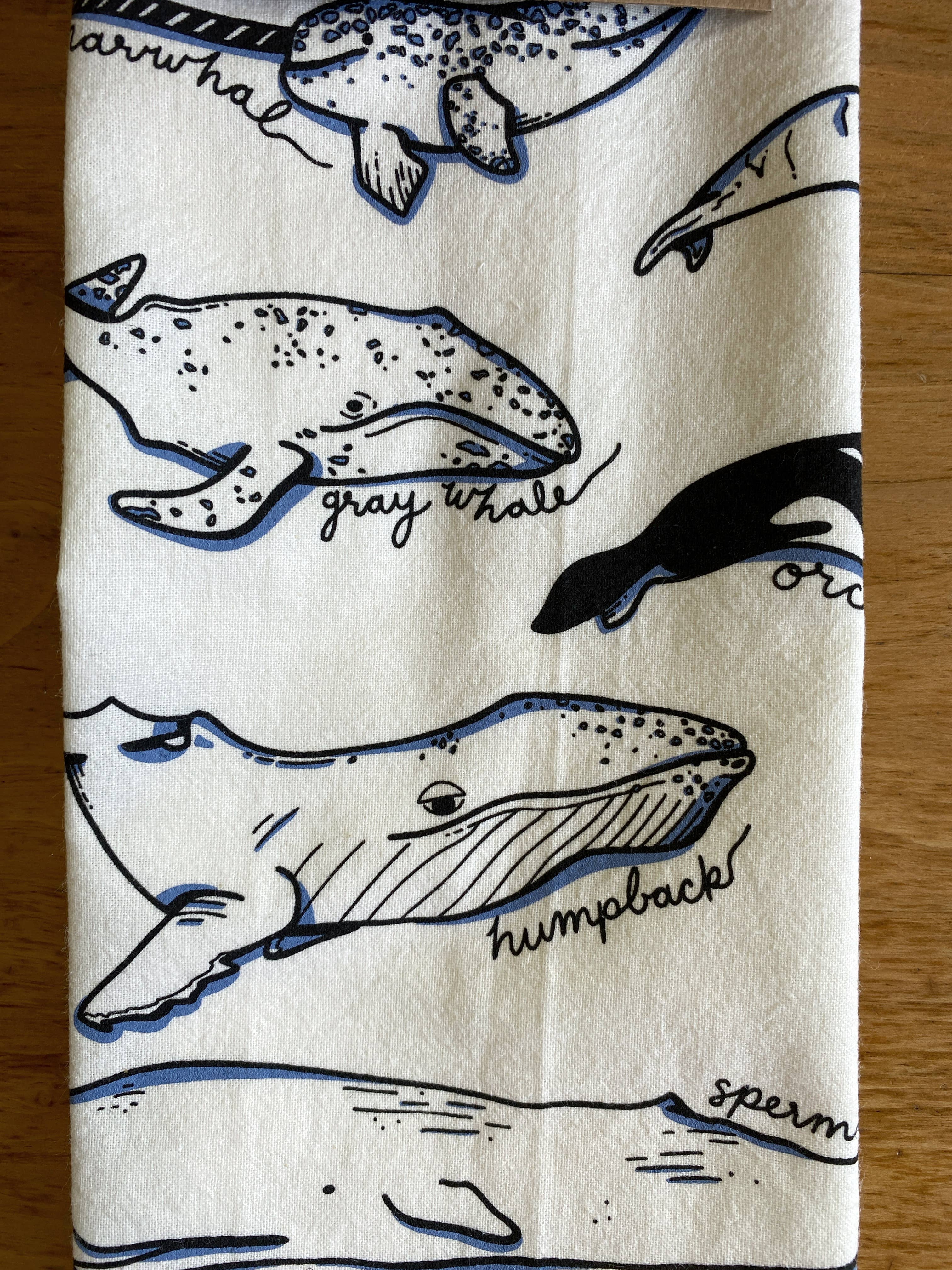 Fern In The Forest - Wholesale Tea Towel - Whale Tea Towel | Screenprinted5