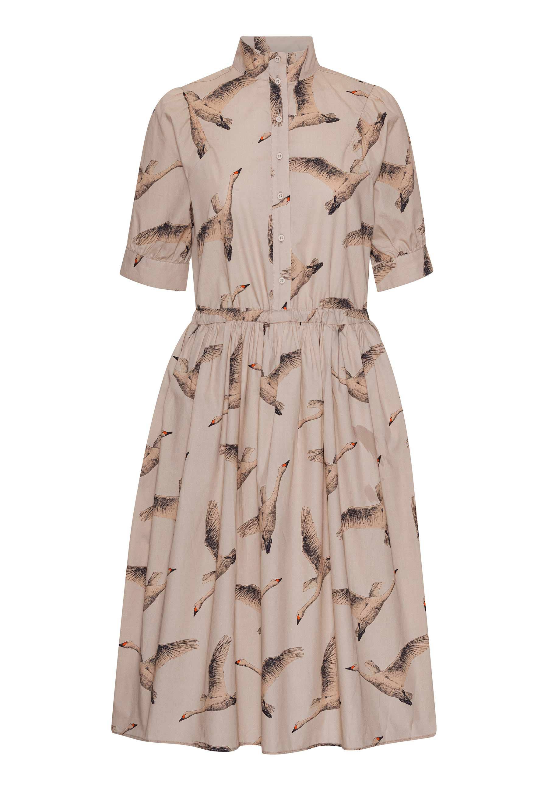 GROBUND – Großhandel Kleid – Damen – Ellinor - Kleid mit Gans