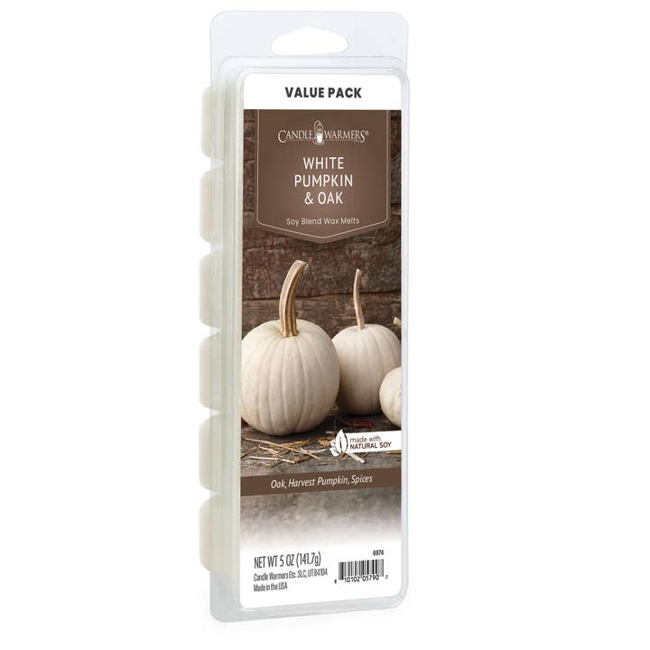 Fondant de cire 5 oz Citrouille blanche & Chêne pour la vente par Candle Warmers Etc.