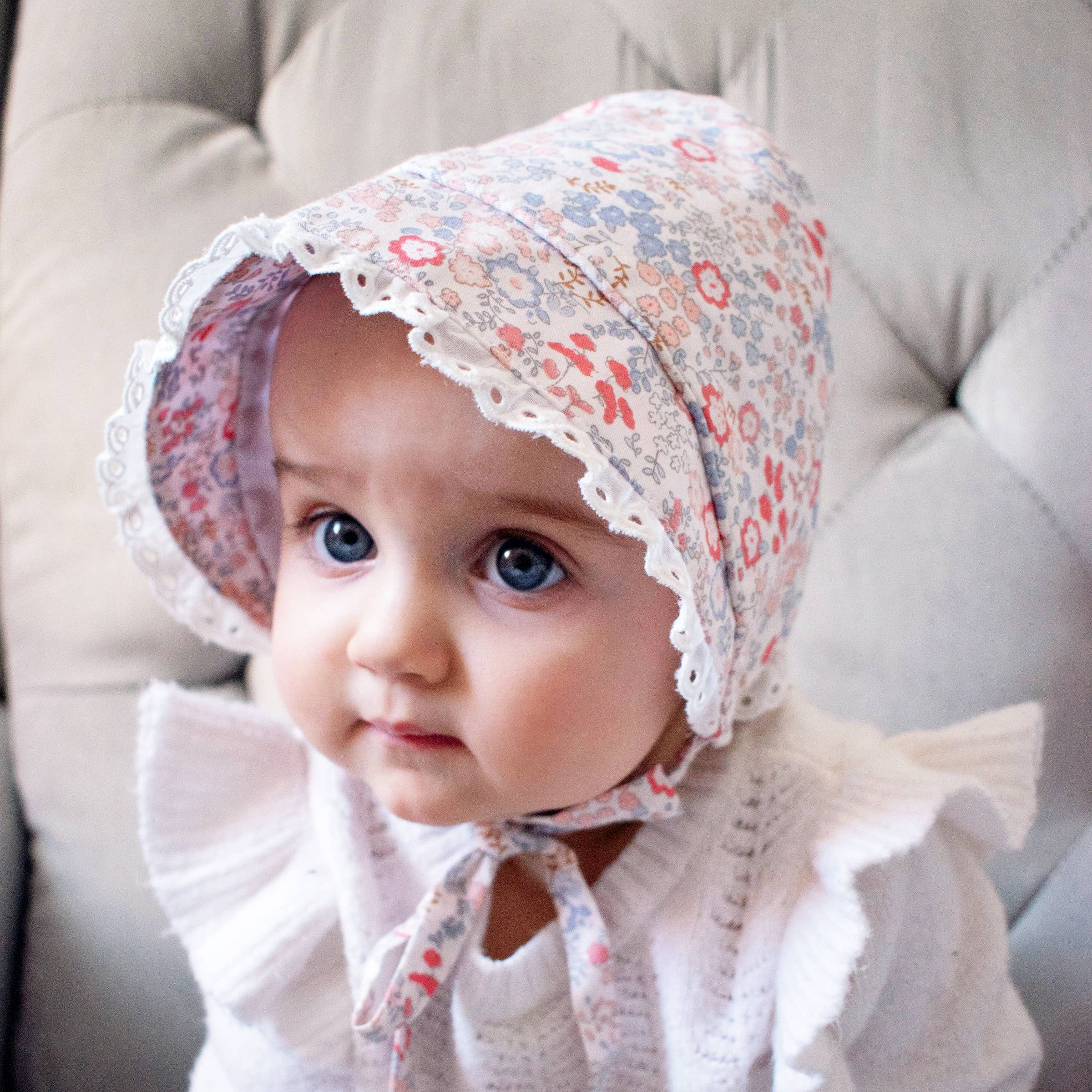 Huggalugs - Wholesale Sun Hat - Kids - Flora Baby Bonnet UPF 25+ SALE1