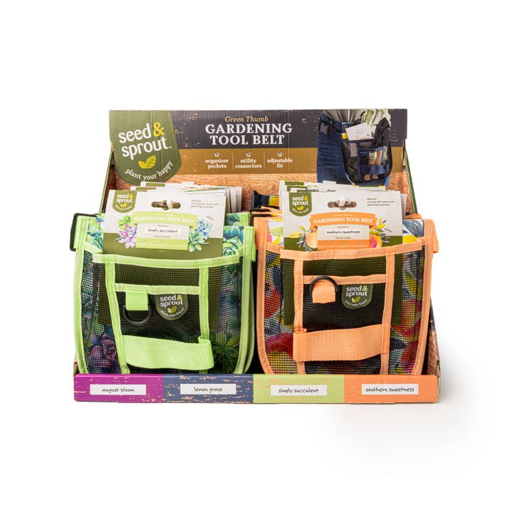 DM Merchandising - Wholesale Garden tool - Seed & Sprout Gardening Tool Belt Assortment1