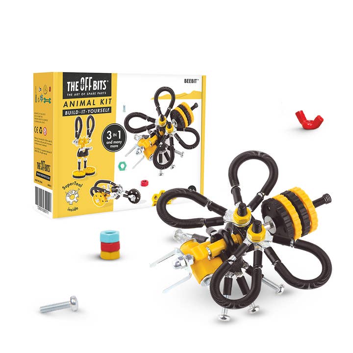 The OffBits - Wholesale DIY Craft Kit - Kids - BeeBit - Animal Kit - Construction DIY toy, Insects Toy 6+