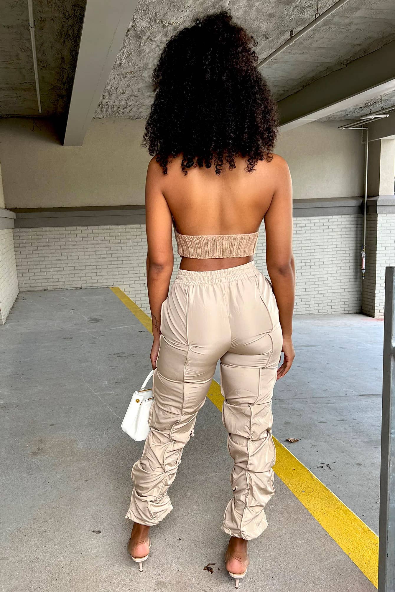 5besties inc - Wholesale Pants - Women's - RUCHED PARACHUT PANTS 4