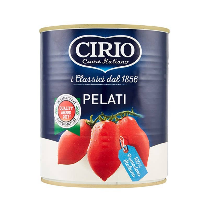Calabria da Gustare - Wholesale Pasta Sauce - Cirio 800 g whole peeled tomatoes made in Italy0