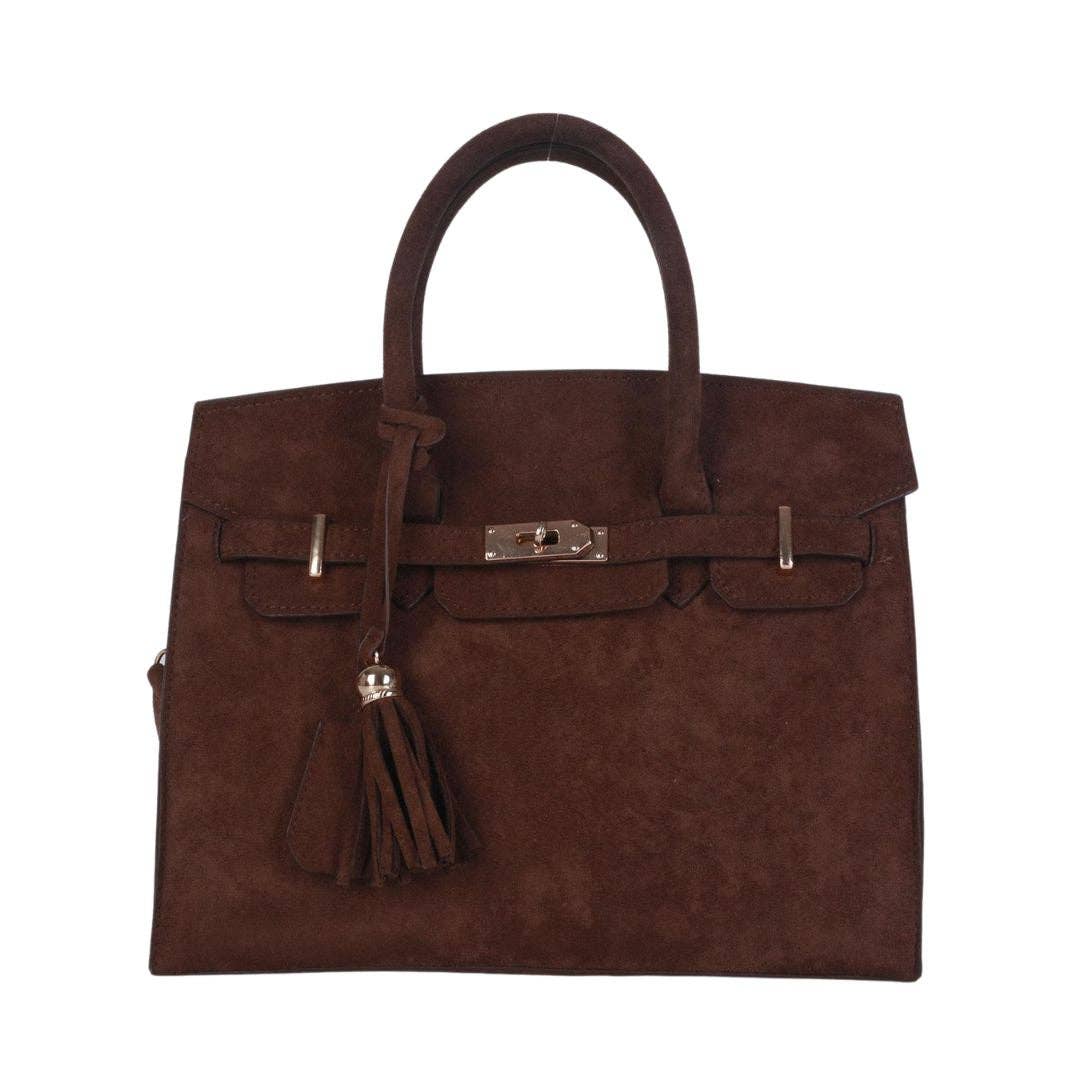Lisi Lerch - Wholesale Top Handle Bag - Women's - Margo Faux Suede Handbag - WS5