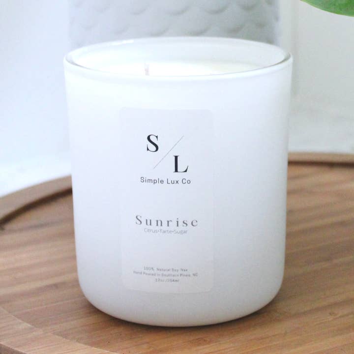 13 Oz lyx sojakvax ljus för wholesale av simple lux company