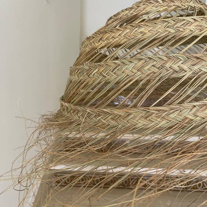 Berberparadise – Engroshandel Lampeskærm – Halm lampeskærme, rattan flettet vedhæng lys3