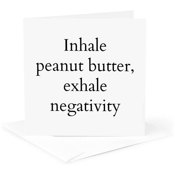 3dRose - Wholesale Everyday Greeting Card - 3dRose, Peanut butter lover, Greeting Card