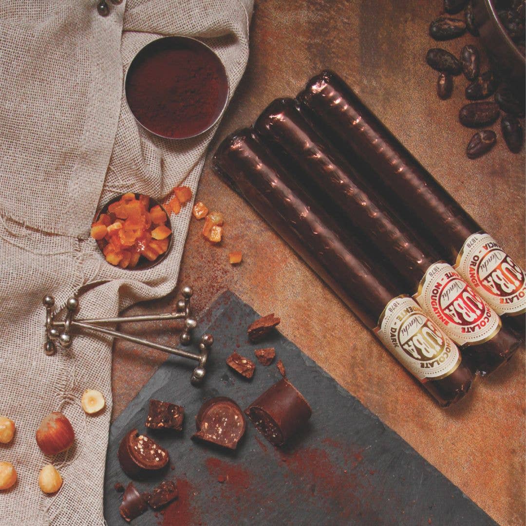 Venchi - Vente Friandises enrobées de chocolat - Cigare en chocolat à la nougatine de truffe - Chocolat de luxe italien6