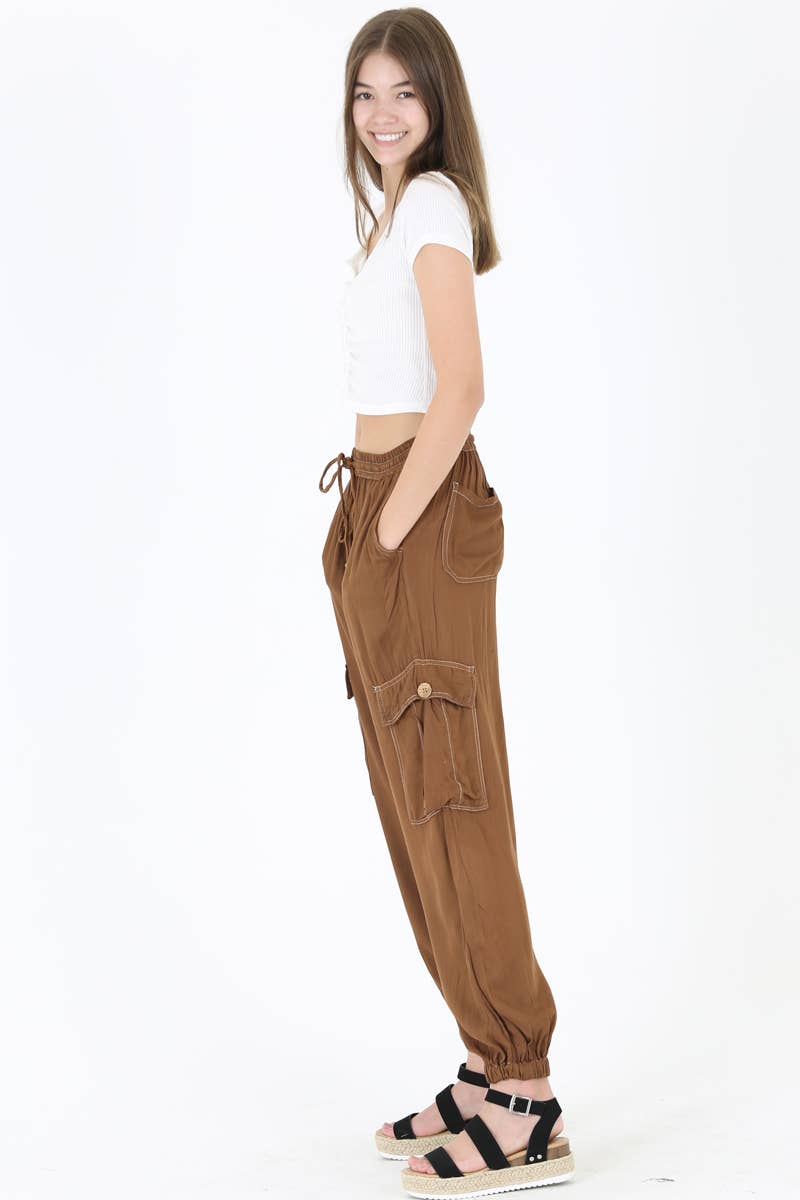 ANGIE - Wholesale Lounge Sweatpants/Joggers - Women's - 25R36-ASIS CARGO JOGGER PANTS15