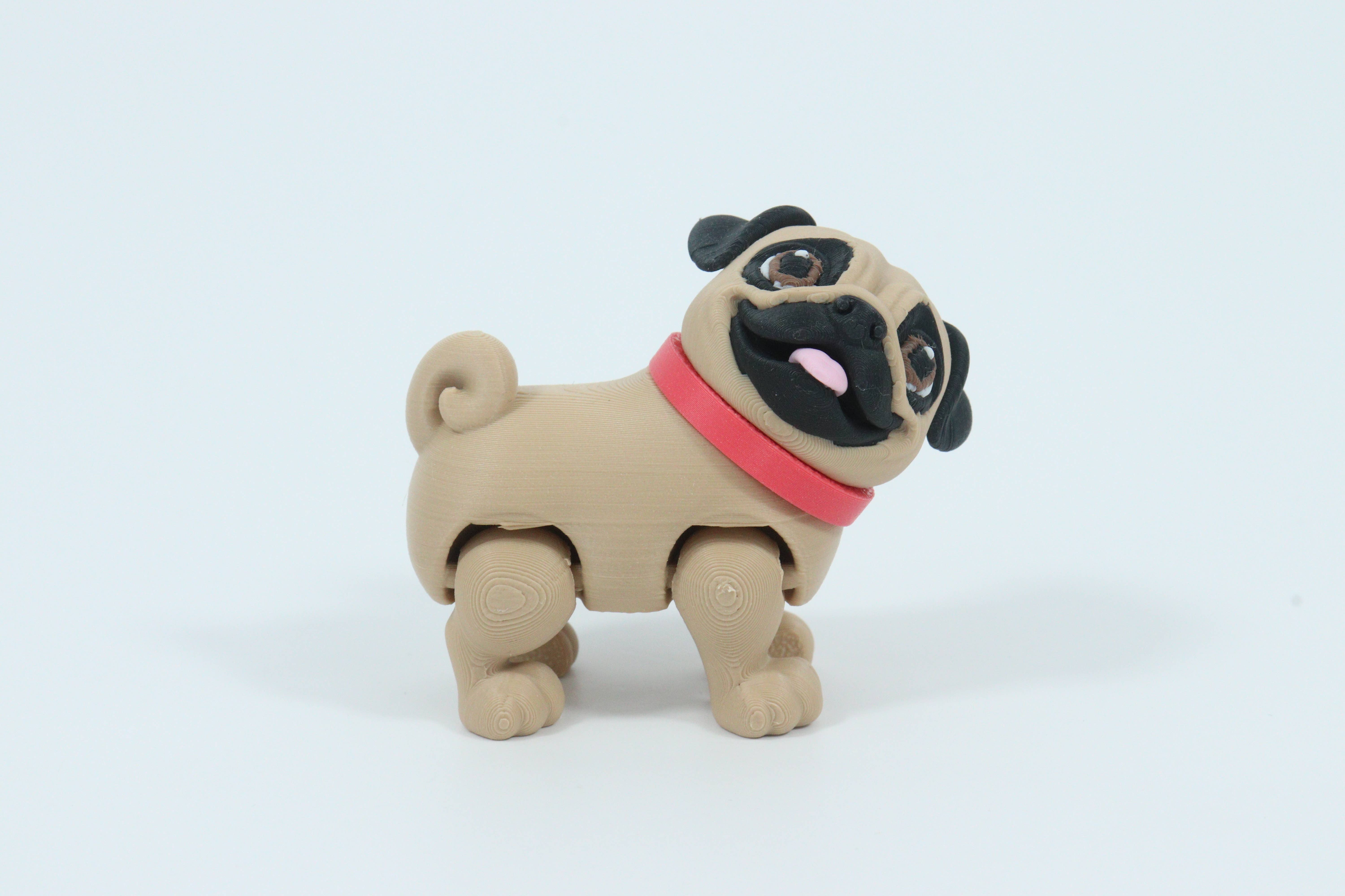 MrSpinner - Wholesale Fidget Toy - Kids - Paw Print Pups - Pug (Made in USA, Fidget, Figurine)6