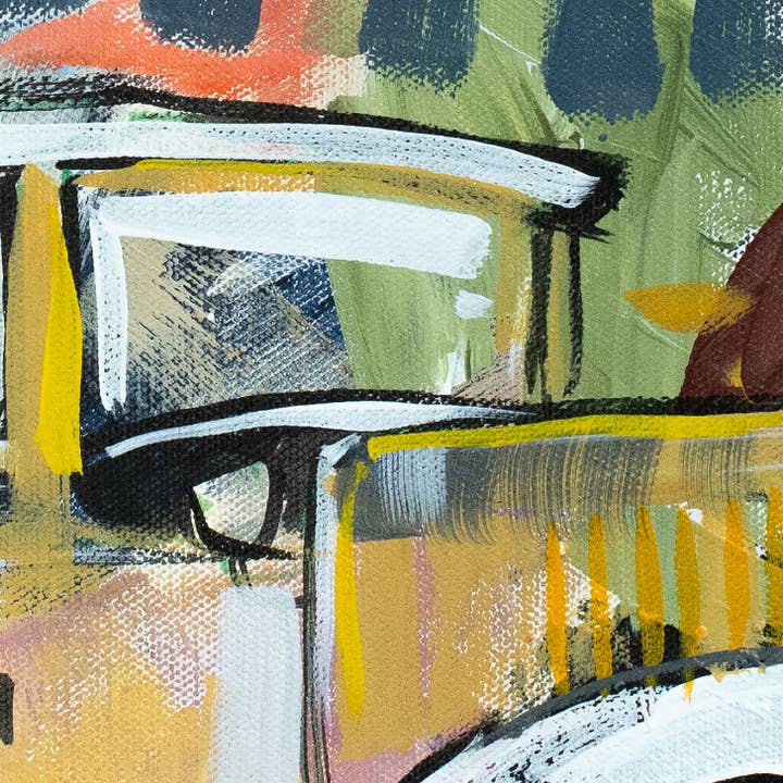 Brandon Art Co - Wholesale Art Print - Georgia Tech Yellow Jackets "The Ramblin Wreck II" | Archival-Quality Art Print | GT0051