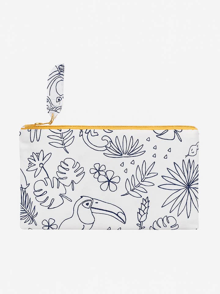 Barnetui i tyg att färglägga, tvättbar och återanvändbar med djungelmotiv för wholesale av MAZZANNE