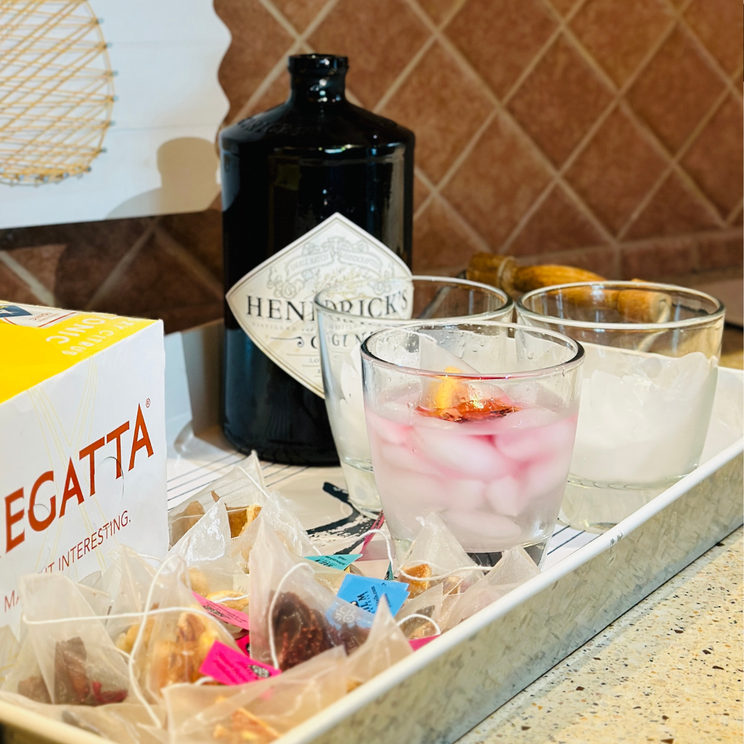 Hail M - Wholesale Cocktail Mix/Syrup - Gin & Tonic Cocktail Infusion Tea Bag - To Go Mixer, Low Cal6