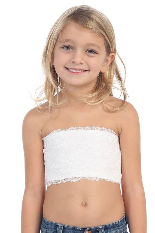 KurveShop - Wholesale Tank Top - Kids - KIDS LACE TUBE TOP8