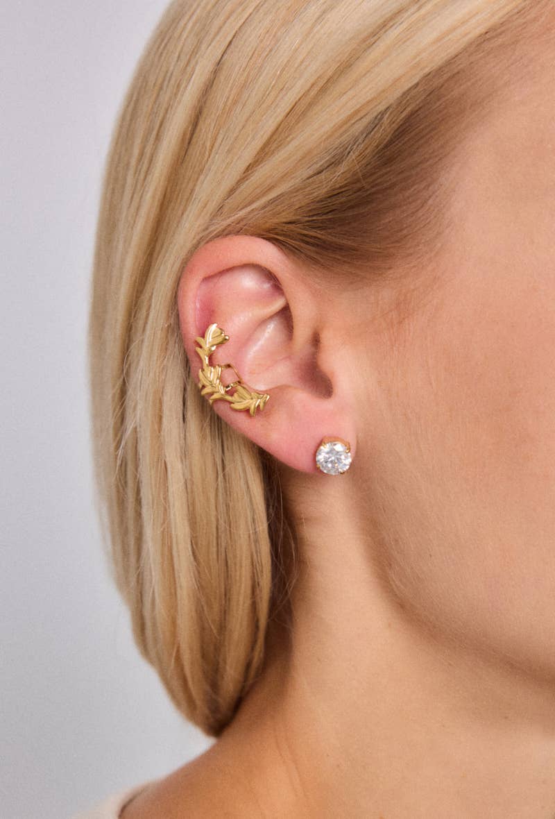 Gold Stainless steel earrings 124RX163 for wholesale on Faire0