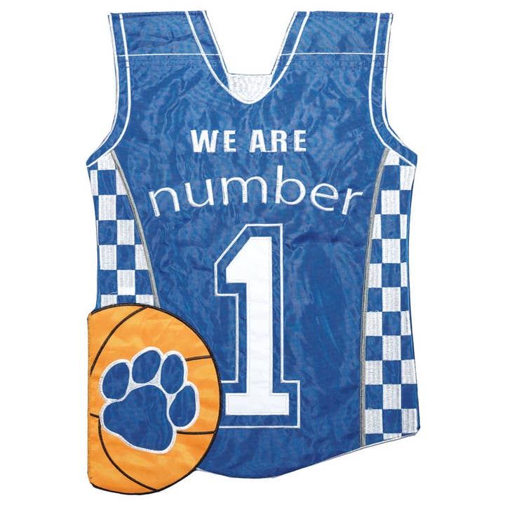 😲 KENTUCKY JERSEY #1 LARGE HOUSE FLAG DOUBLE APPLIQUE for wholesale by Dicksons