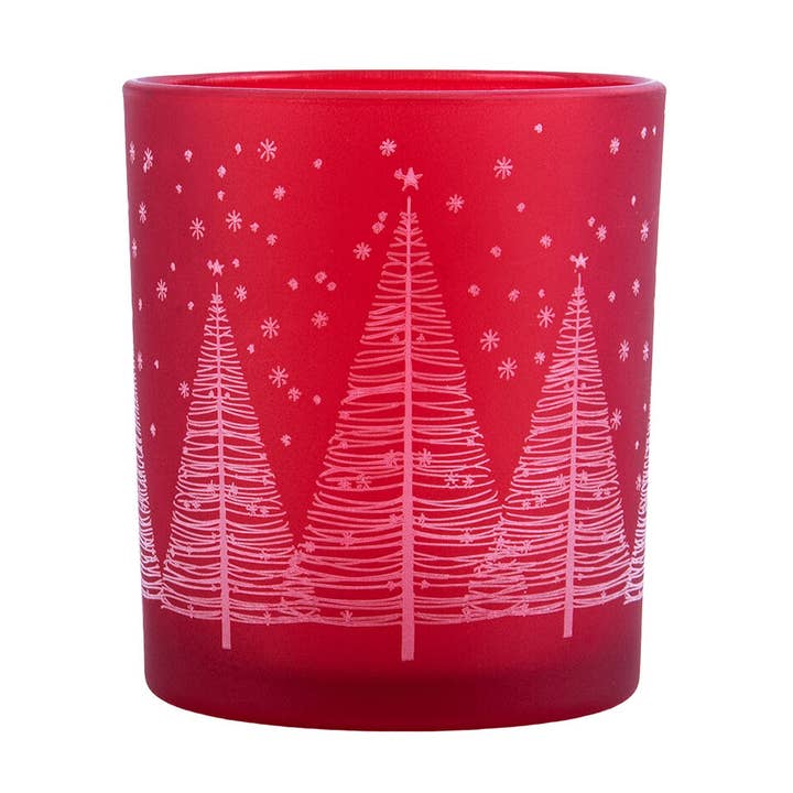 Petit bougeoir Winter Forest (couleur : rouge) pour la vente par STP