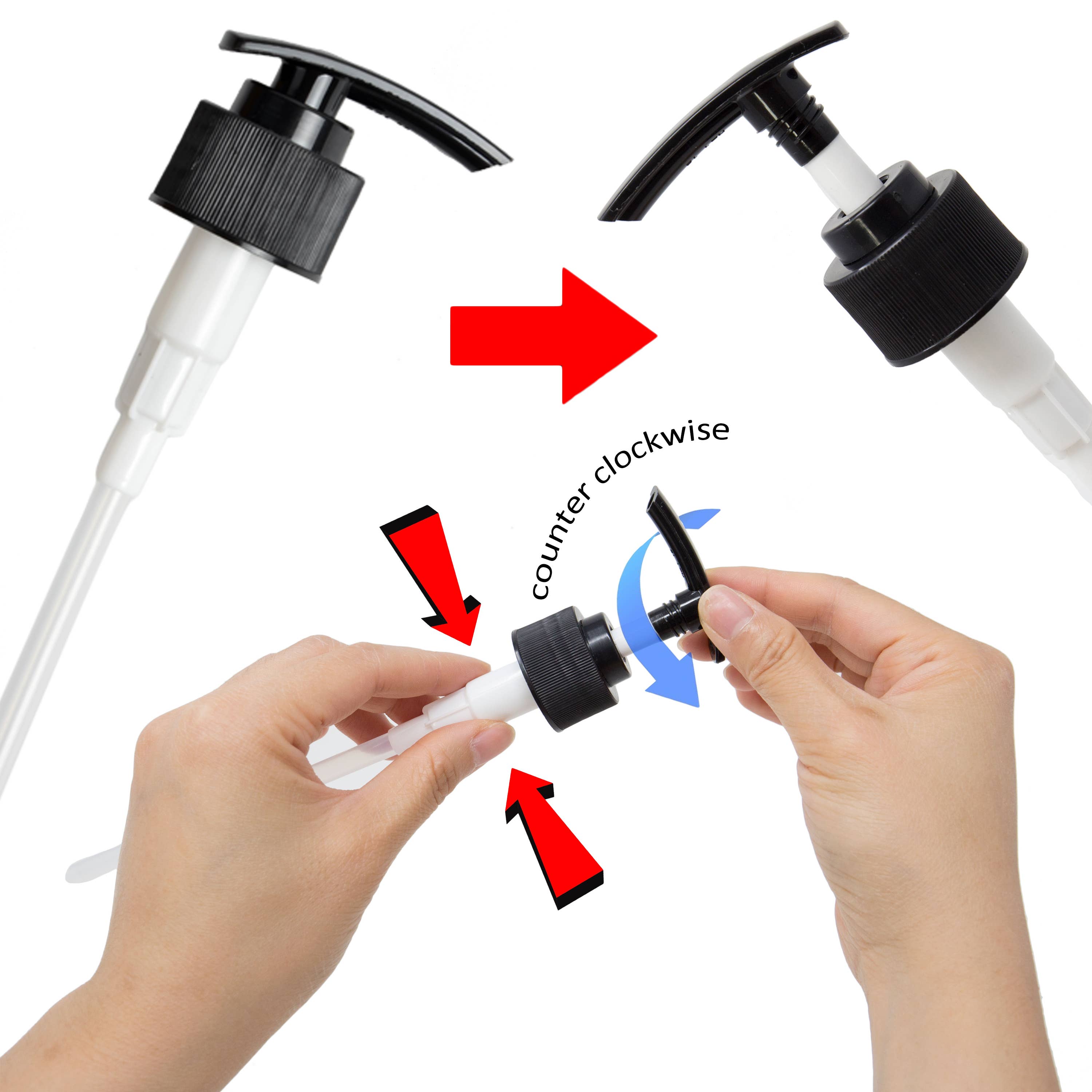 Youngever - Wholesale Spray Bottle - Youngever 6 Pack 16OZ 8OZ Empty Glass Pump Bottles - Amber1